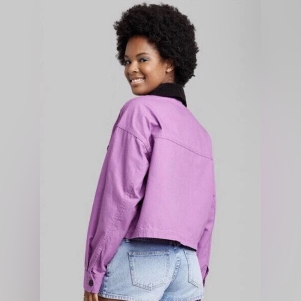 💕NEW💕 Beautiful Purple Jacket - Picture 3 of 4